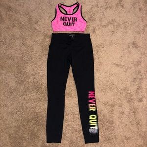 ATHLETIC WORKOUT SET SIZE S/XS